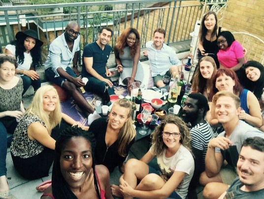 Friends at Kai's feature